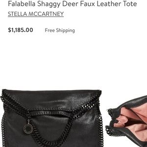 Stella McCartney all black Falabella